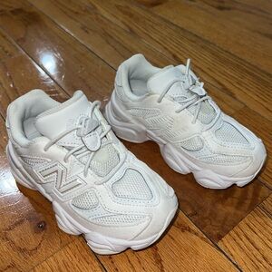 New Balance 9060 white toddler size 8